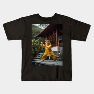 Ninja Cat Kids T-Shirt